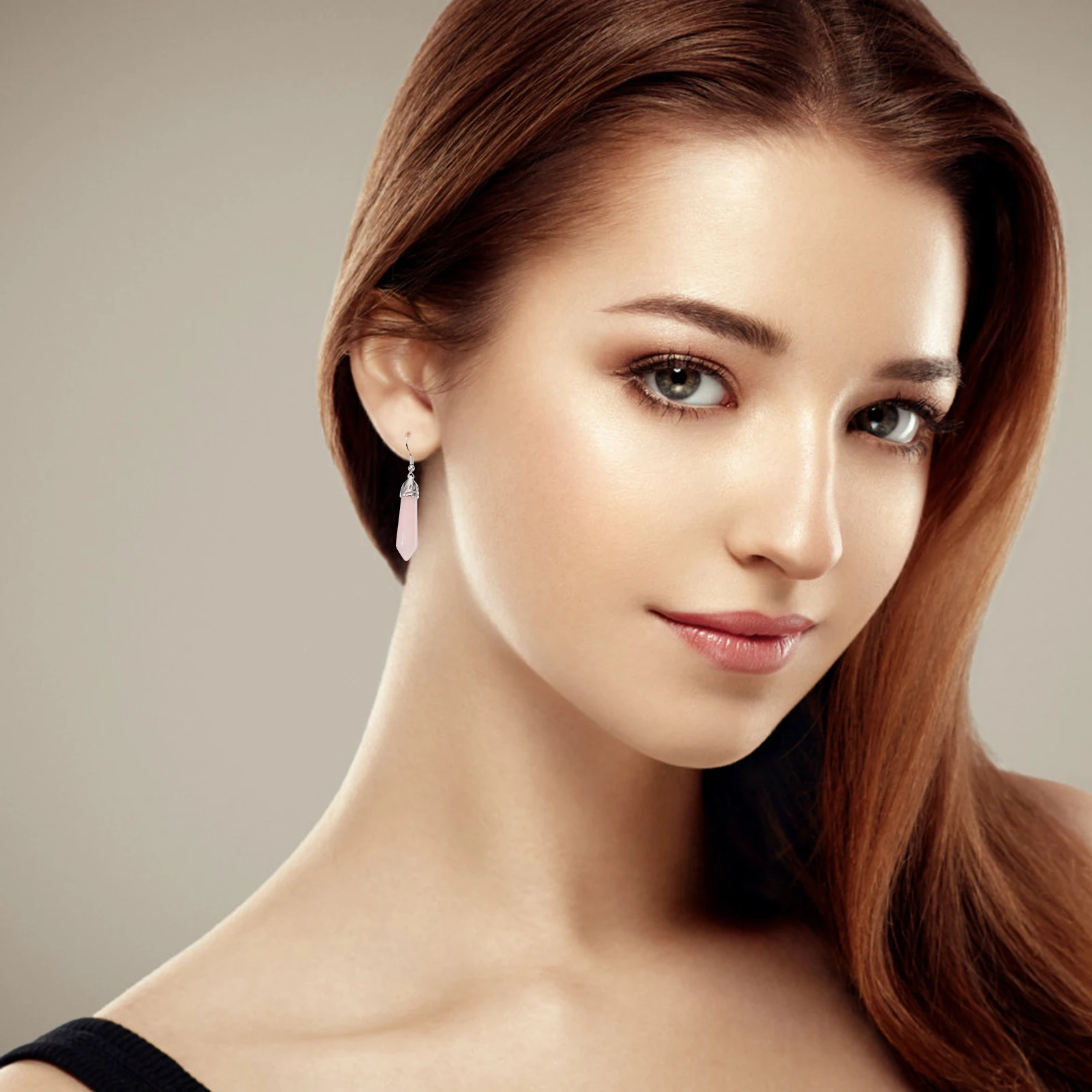 

3 Pairs Crystal Hexagonal Earrings Delicate Ear Pendant Women Fashion Jewelry Smooth Long Style Geometric Design Easy Daily Wear