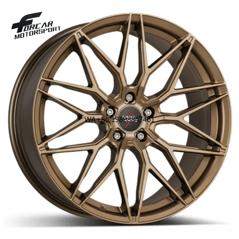 Bronze Color Aluminum T6061 Worth Buying Monoblock High Quality 16-24 Inch Alloy Forged Wheels Rims for Passenger Car