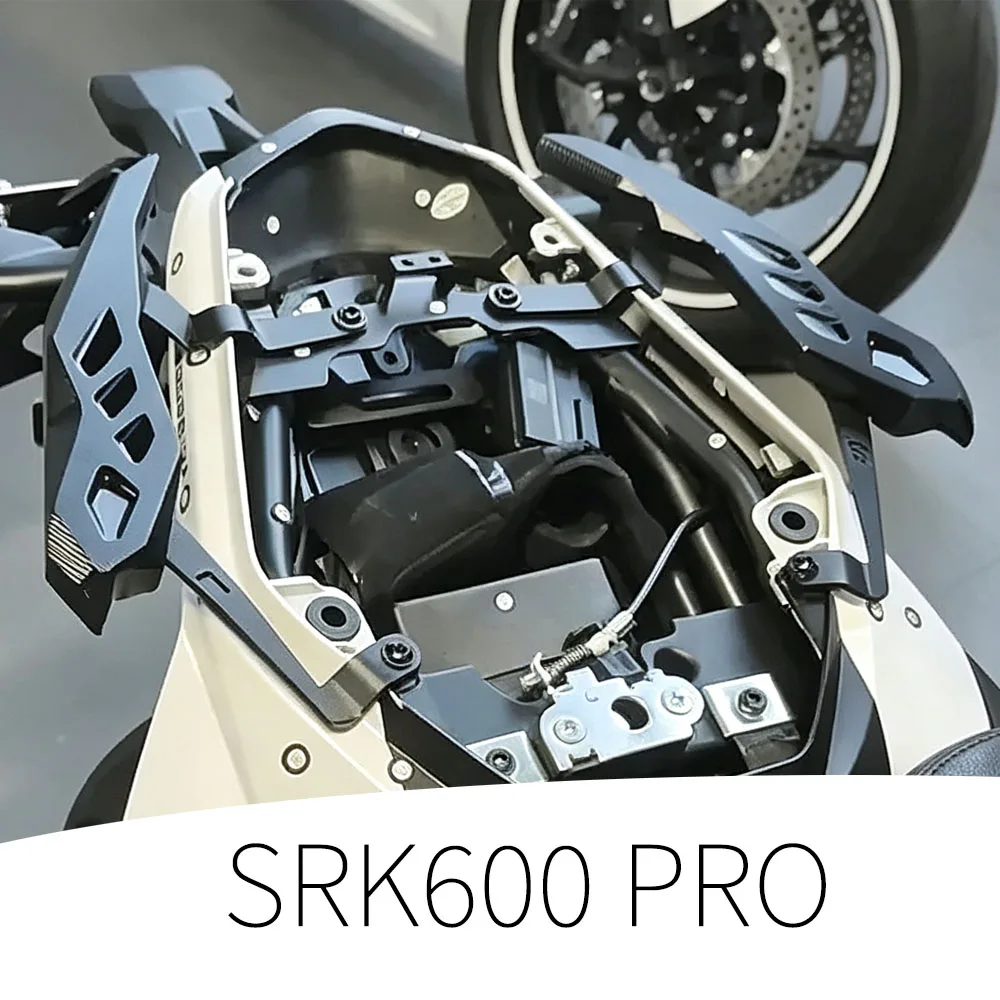 Motorcycle Passenger Rear Grab Handle Armrest CNC Bracket For QJMOTO SRK600PRO SRK 600 PRO Multiple Color Choices