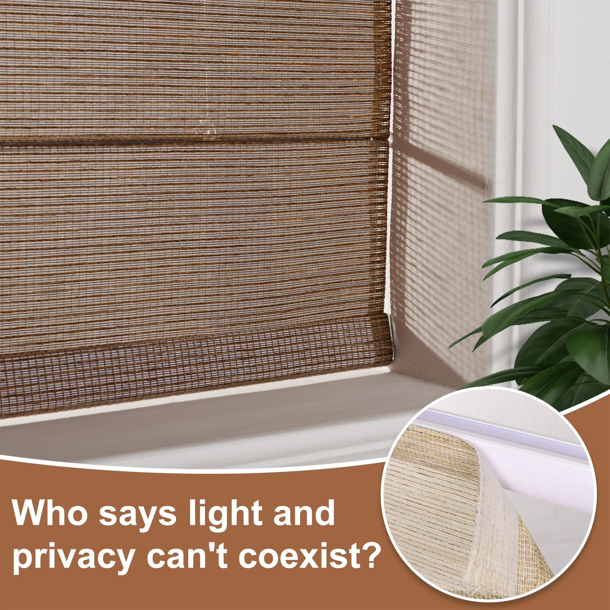 Natural Jute Woven Roman Blinds Sunshade Window Shades Customized Cordless  Roll for Luxury Home Decor Built-In for Home