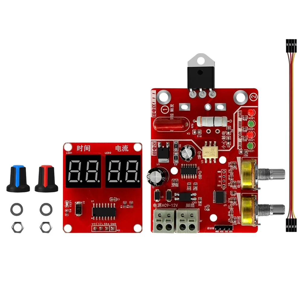 Spot-Welder Control Panel DIY Welding Equipment Time Current Controller PCB Circuit Board Device Machine