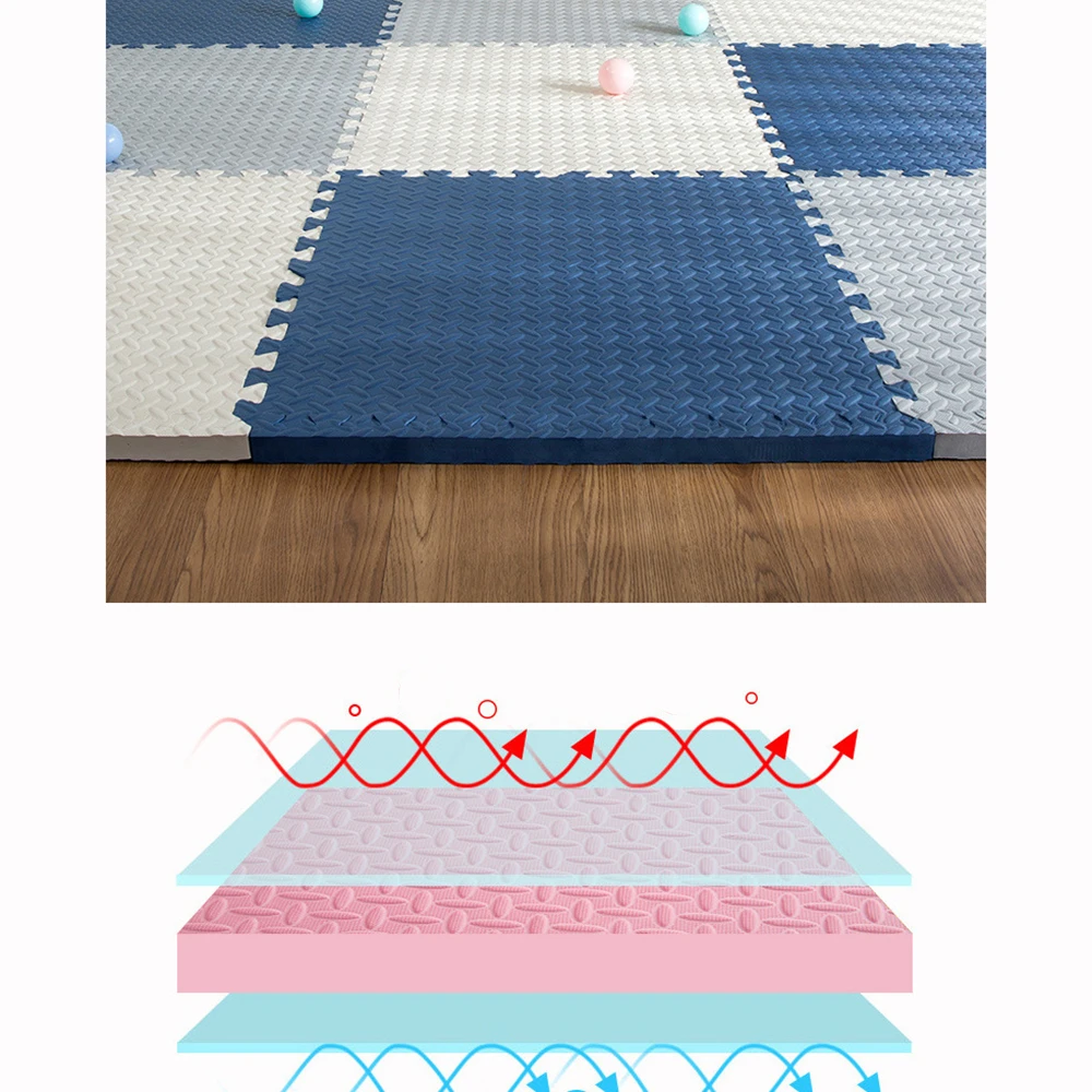 8-16pcs Baby Puzzle Floor Kids Carpet Bebe Mattress EVA Foam Baby Blanket Educational Toys Play Mat for Children 30x1cm