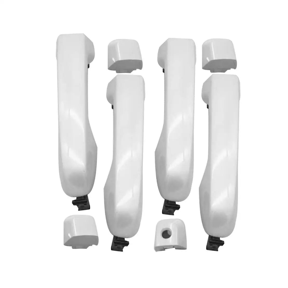 

1 комплект внешних дверных ручек 69211-60090 69250-60010 69211-60070-C0 69217-60150-C0 подходит для Toyota 4Runner 2010-2014, белый