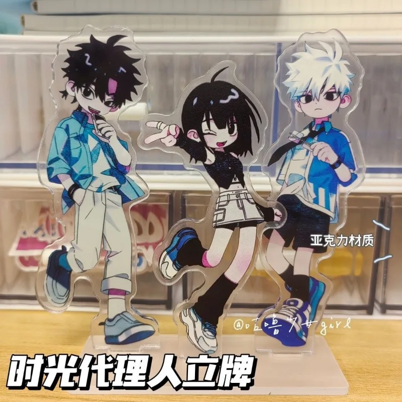 Rin Charles Lucas Anime Acrylic Stand Link Click Cartoon Desktop Display Accessories Cartoon Goods Collection Room Ornament Gift