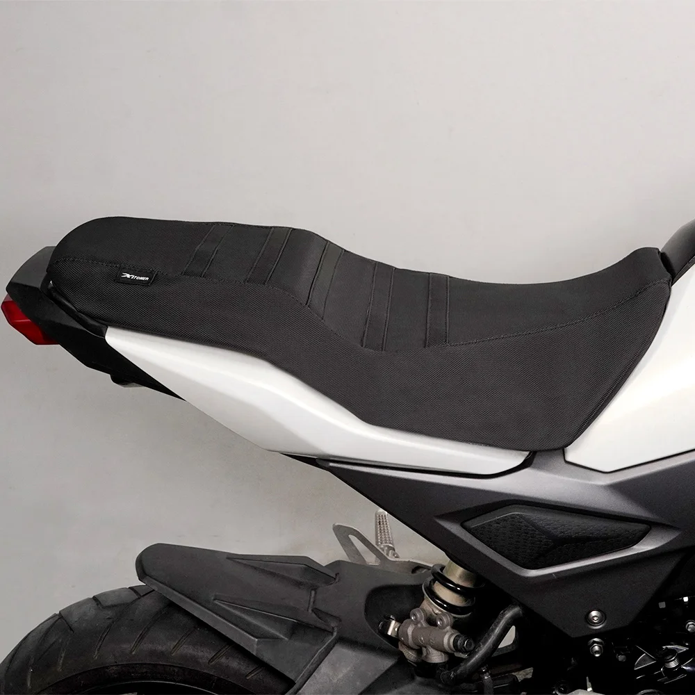 Motorcycle Non-Slip Seat Cover PVC Waterproof Seat For Honda Grom 125 MSX 125 2016-2021 Saddle Cushion Cover Protector