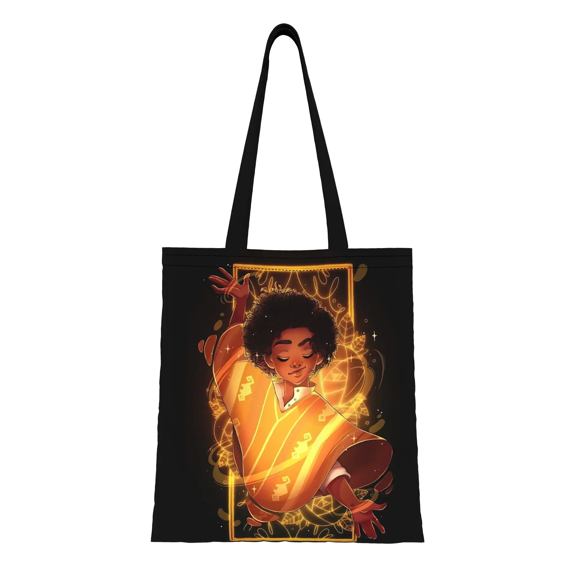 

1PC first day of school Disney animation Canvas Encanto the world of magic Canvas Tote Bag Women'S Shoulder Handbag