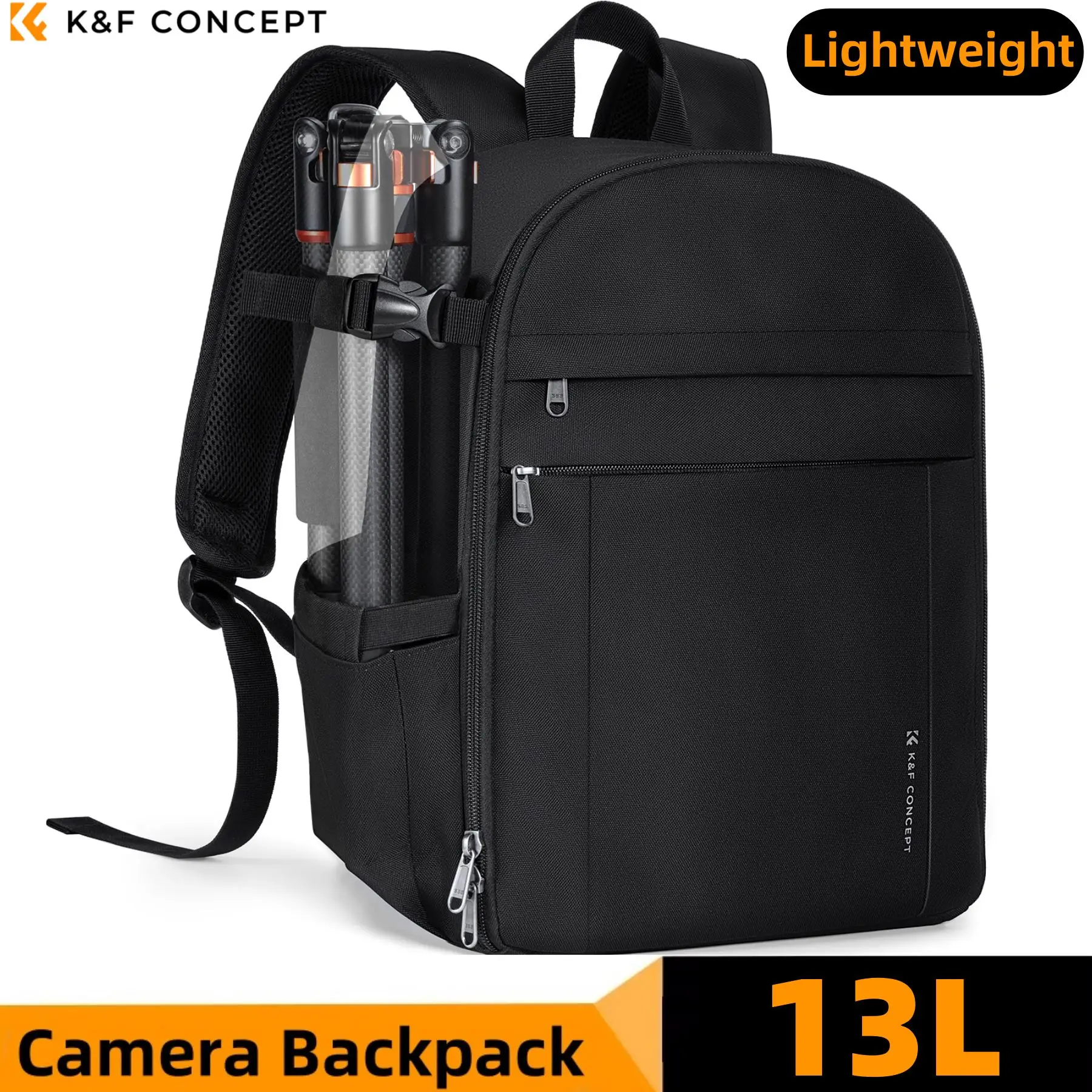 

K&F Concept 13L Lightweight Camera Backpack Bag Travel Photographer Camera Bag For Canon Sony Nikon DSL DSLR with Tripod Holder