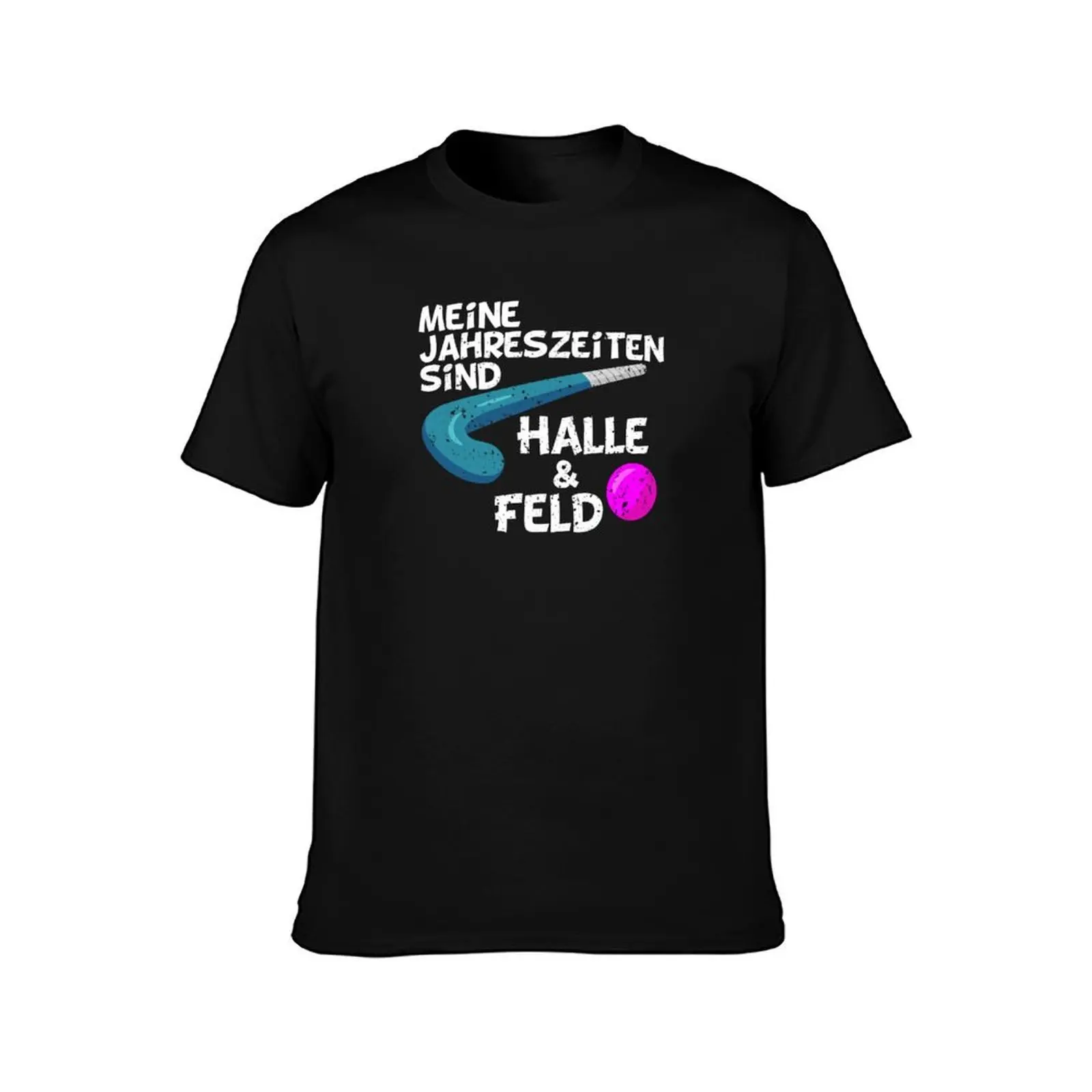 Field Hockey Seasons Field + Indoor T-Shirt Basic Plain Short Sleeve Crew Neck Tee T-Shirt
