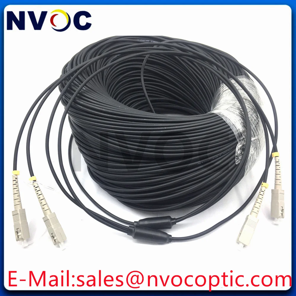 

Оптический патч-корд 250 м, 2-жильный, многомодовый 50/125 OM3-300, SC/UPC-SC/FC/ST/LC, 3.0 мм, TPU, для наружного применения, бронированный