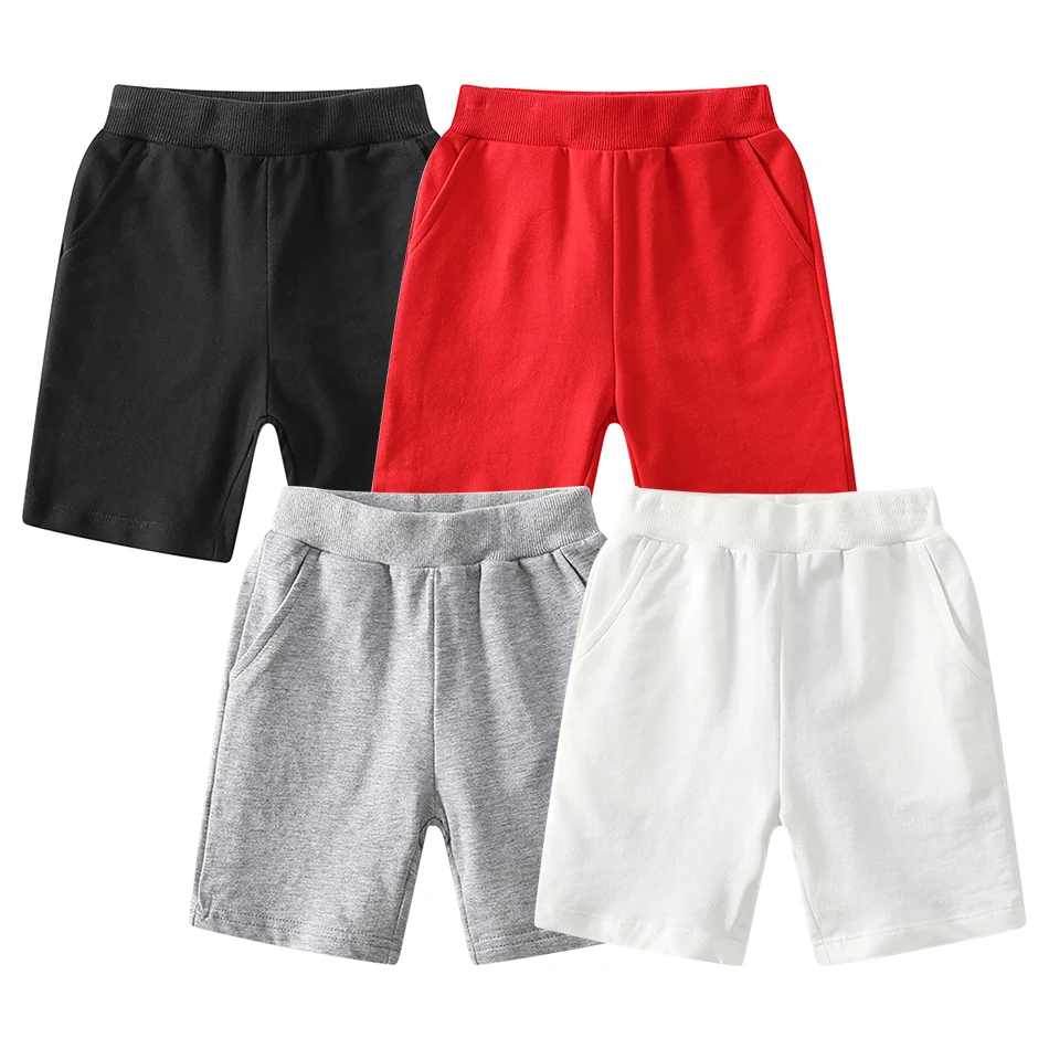 Summer Kids Refreshing and Breathable Loose Fit Knee Shorts for Unisex Toddlers and Children Warm Weather Daily and Sports Wear