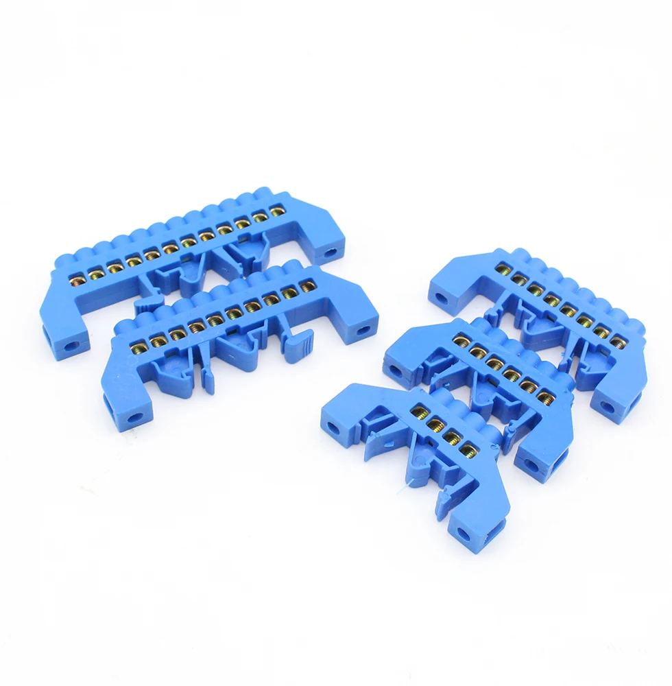 صفر خط التأريض بار 6X9 نوع الجسر دليل السكك الحديدية صندوق توزيع صفر خط التأريض بار 6X9 محطة الأسلاك المتوازية الأرض #2