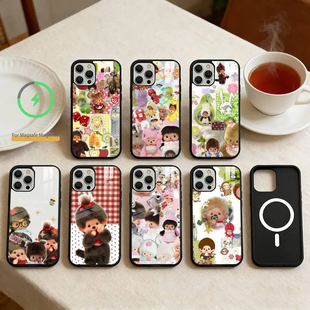 

Cute M-monch-hichis Phone Case For iPhone 17,16,15,14,13,Pro,Max,Plus,Magnetic For Magsafe Wireless Charging