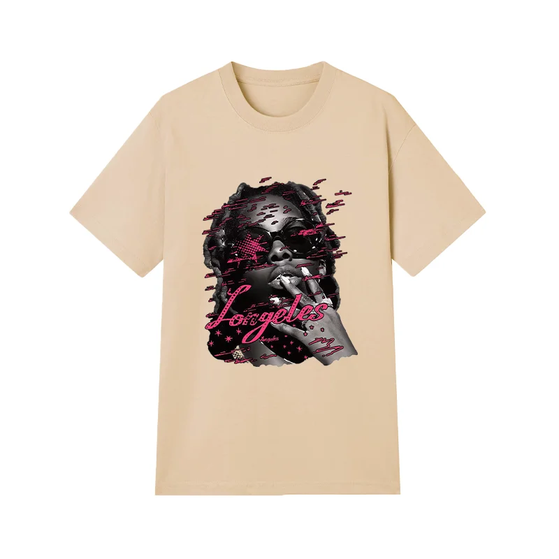 

Unisex Street Print 100% Cotton 230g T-Shirt, Loose Fit in Khaki, Available in Sizes M to 4XL