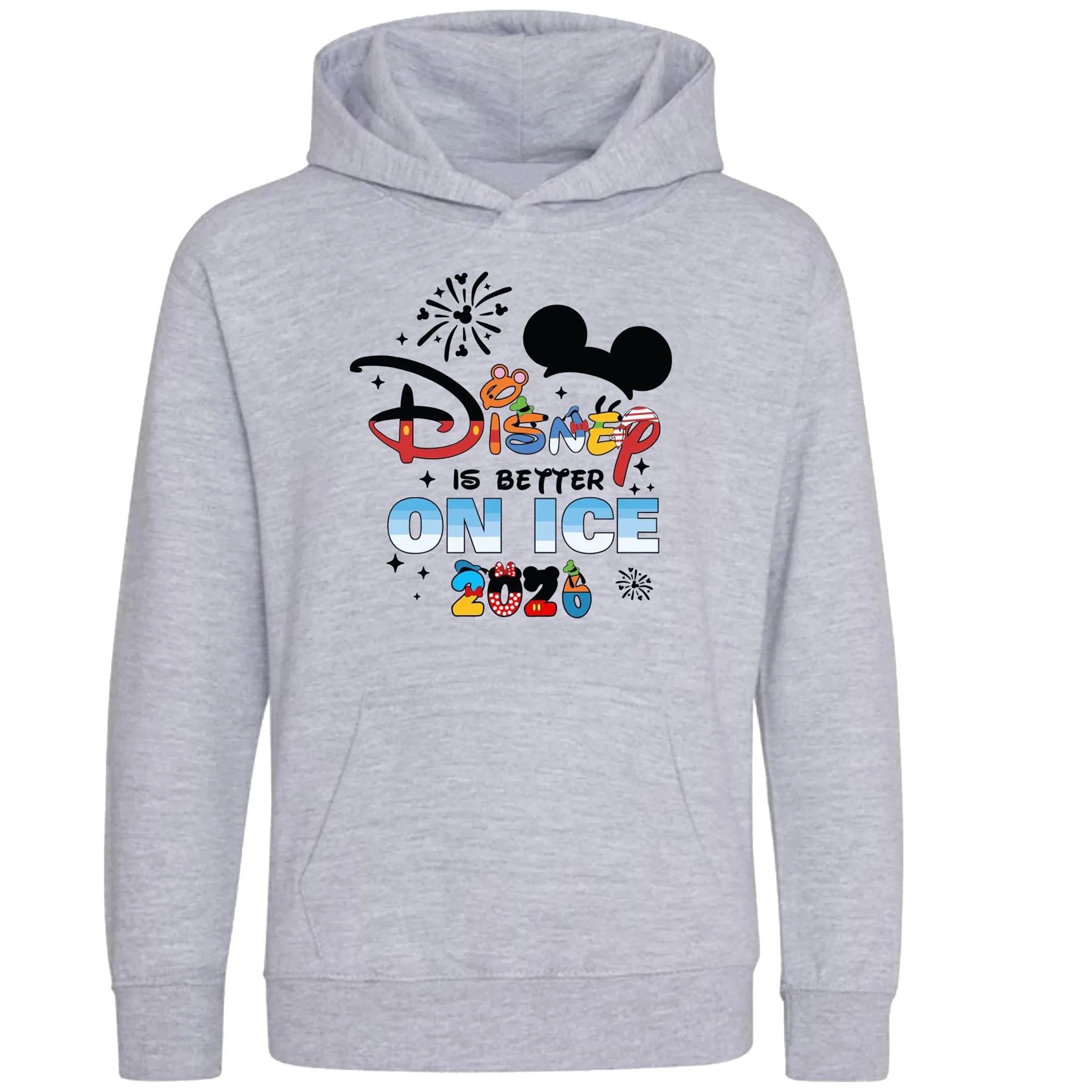 عرض ساخن 2026 سويت شيرت قطني بقلنسوة مطبوع عليه ديزني، بلوزة برسومات شتوية دافئة، هدية مثالية للنساء/الرجال/الأطفال، ملابس عائلية #3