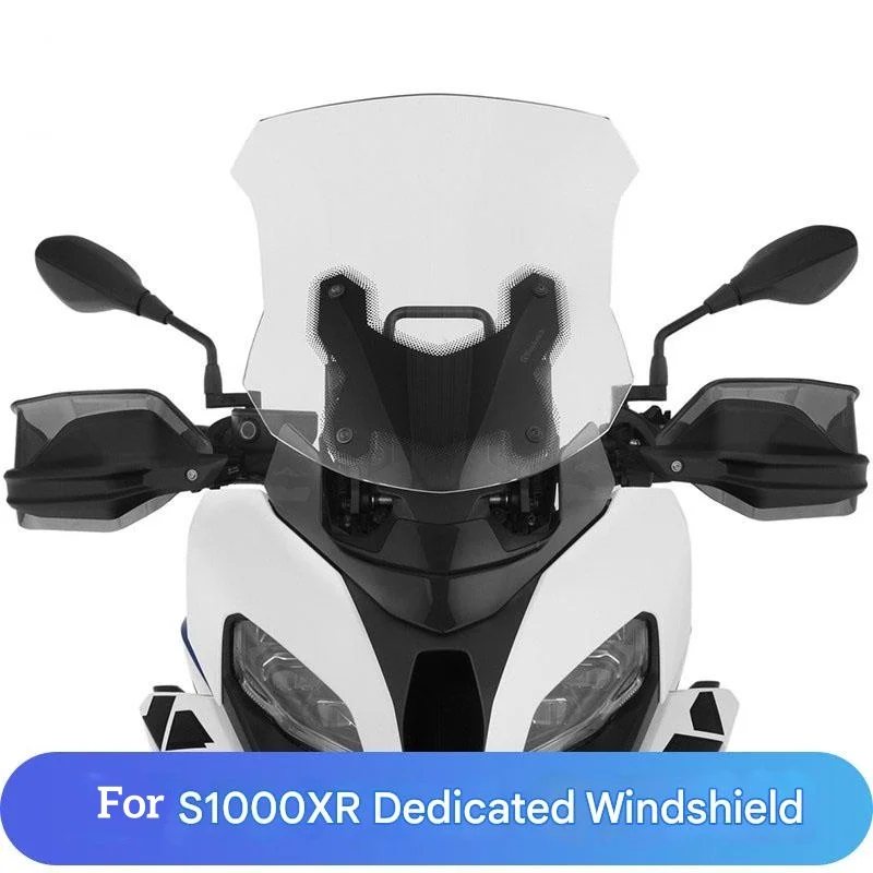 For BMW S 1000 XR After 2020, replace the accessories with larger and higher transparent windshield windshields.
