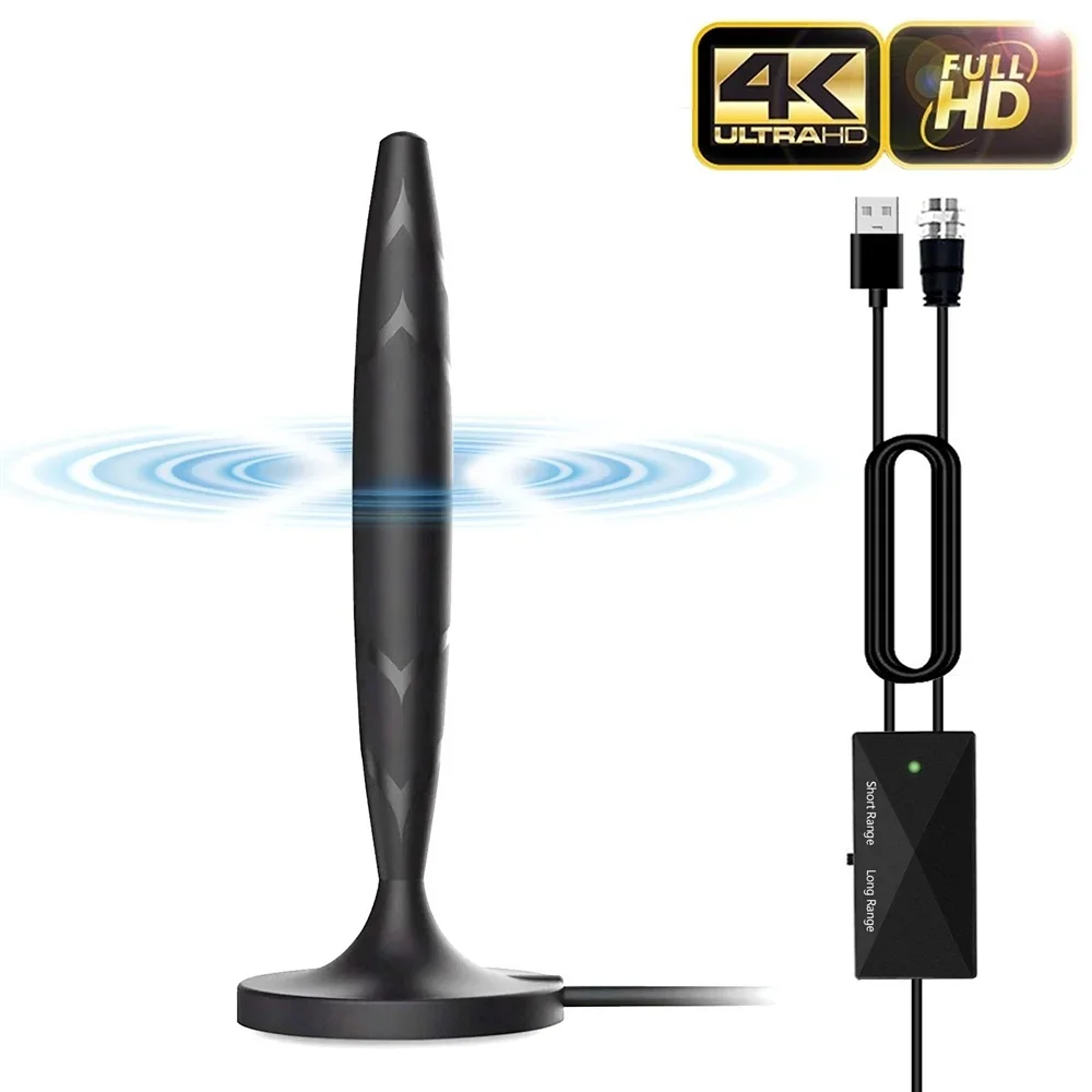 VUELVE TV Antenna with Amplifier Smart Signal Strength Amplifier Long Range Antennas Digital High Definition Television Antenna