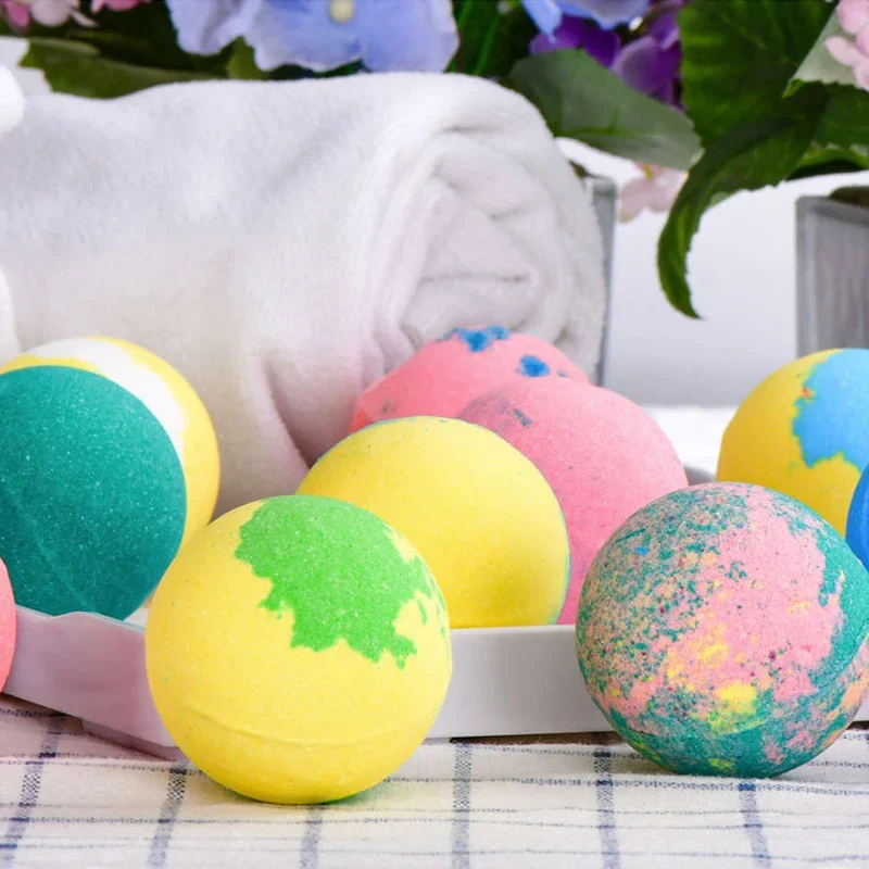 64g Organic Bath Gift Natural Mini Handmade Bathing Foot Spa Bomb Rich Essential Oils Moisturizing Dry Skin Relaxing Scent