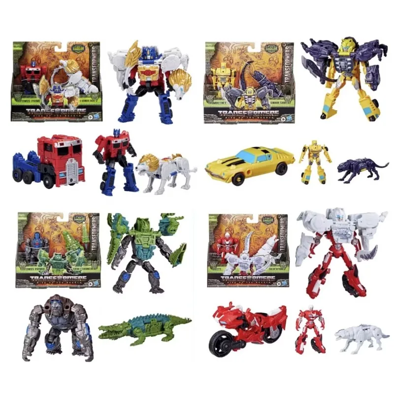 Takara Tomy Hasbro Transformers Optimus Prime Wheeljack Bumblebee Optimus Primal Arcee Action Figure Collection Hobby Toys