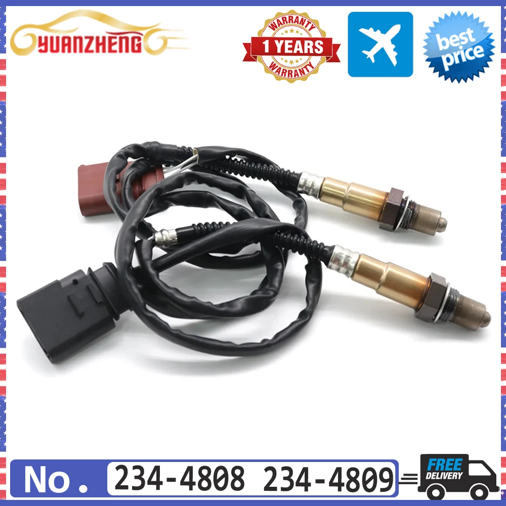 NEW Air Fuel Ratio Lambda O2 Oxygen Sensor 234-4808 234-4809 for Audi A4 A6 TT S4 Volkswagen Beetle Golf Upstream Downstream