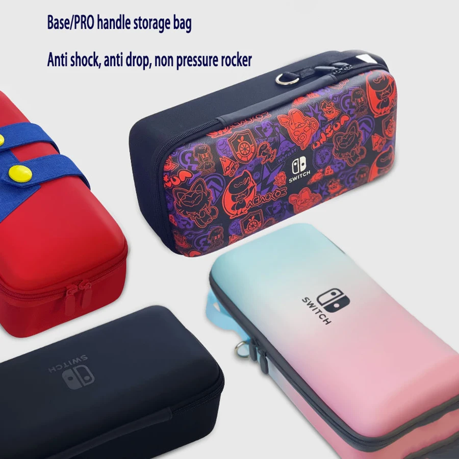 For Switch storage bag, Switch OLED protective cover, NS charger base portable hard bag NS bracket bag