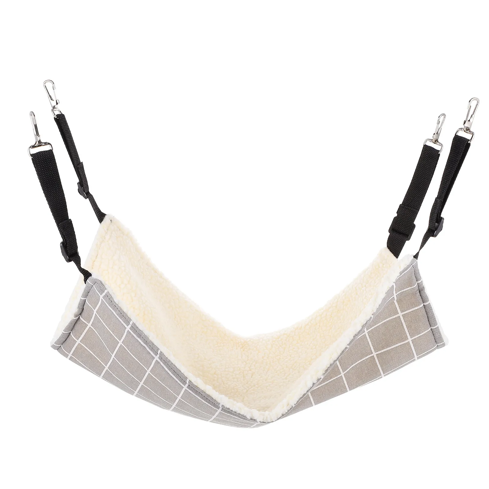 Hanging Pet Bed Cat Hammock Wide Entry Design for Easy Access Space Saving Cage Mountable Warm Winter Sleeping Spot Quick Dry view 3