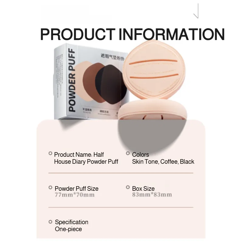 delicate en huidvriendelijke make-uptools foundation Super langdurige servicegraad Soepele vlekkeloze make-up