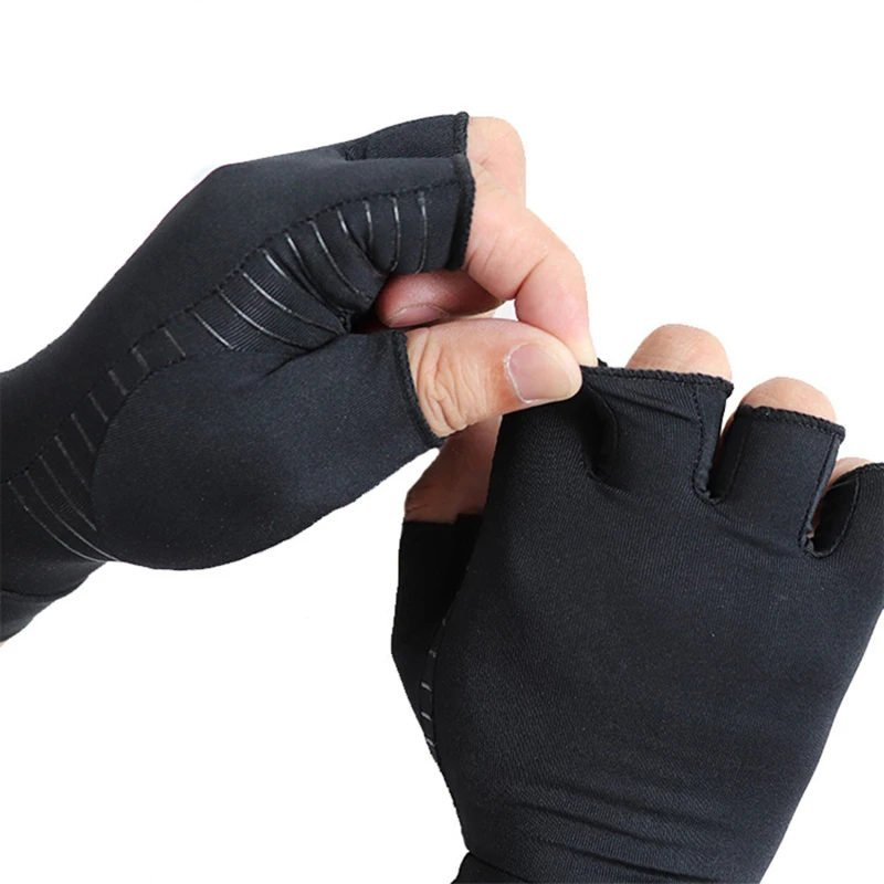 1 Pair Compression Arthritis Gloves Wrist Support Cotton Joint Pain Relief Hand Brace Women Men Therapy Wristband