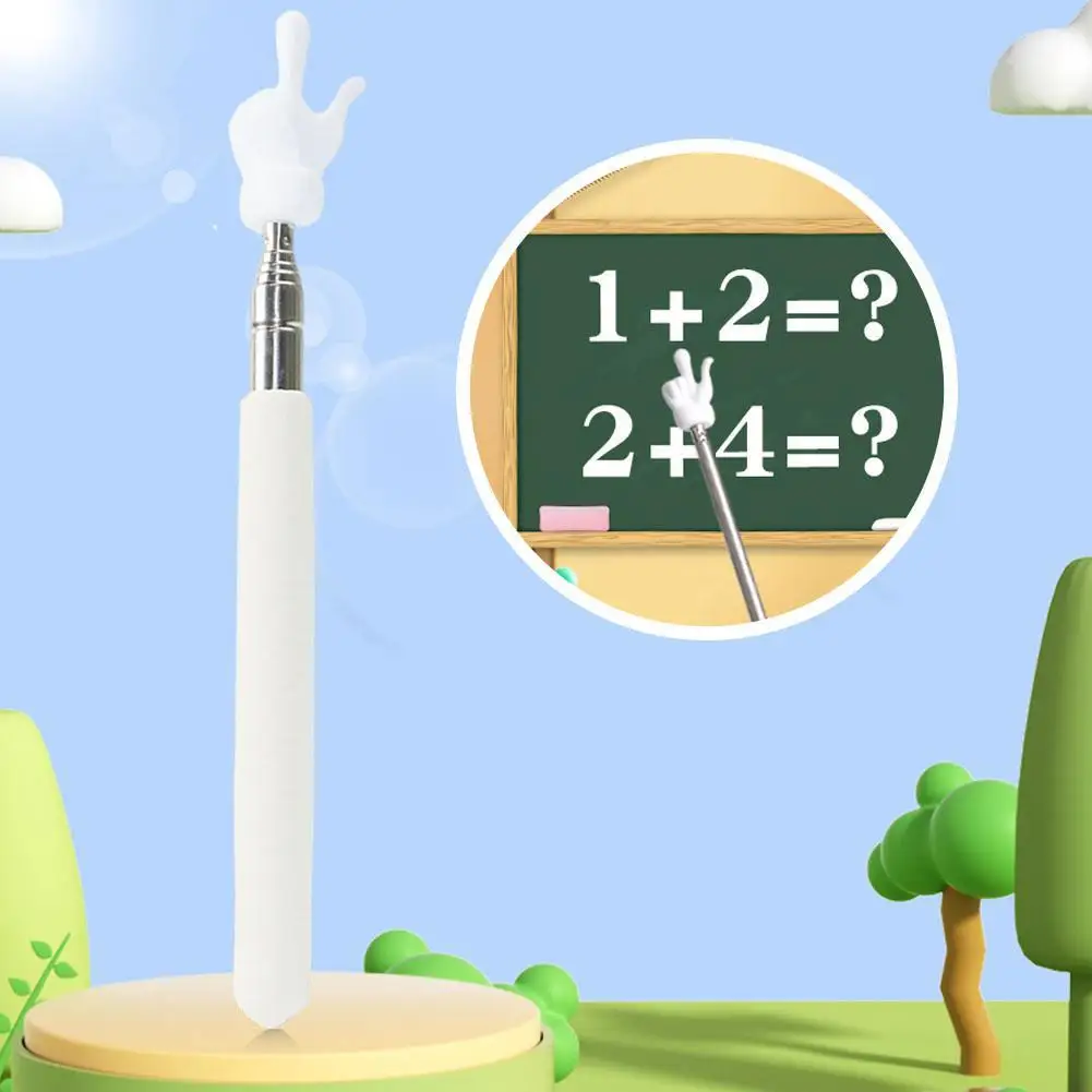 Telescopic Stainless Steel Command Rod  Teaching Children's Finger Reading  Teaching Whip Teacher  Classroom Household