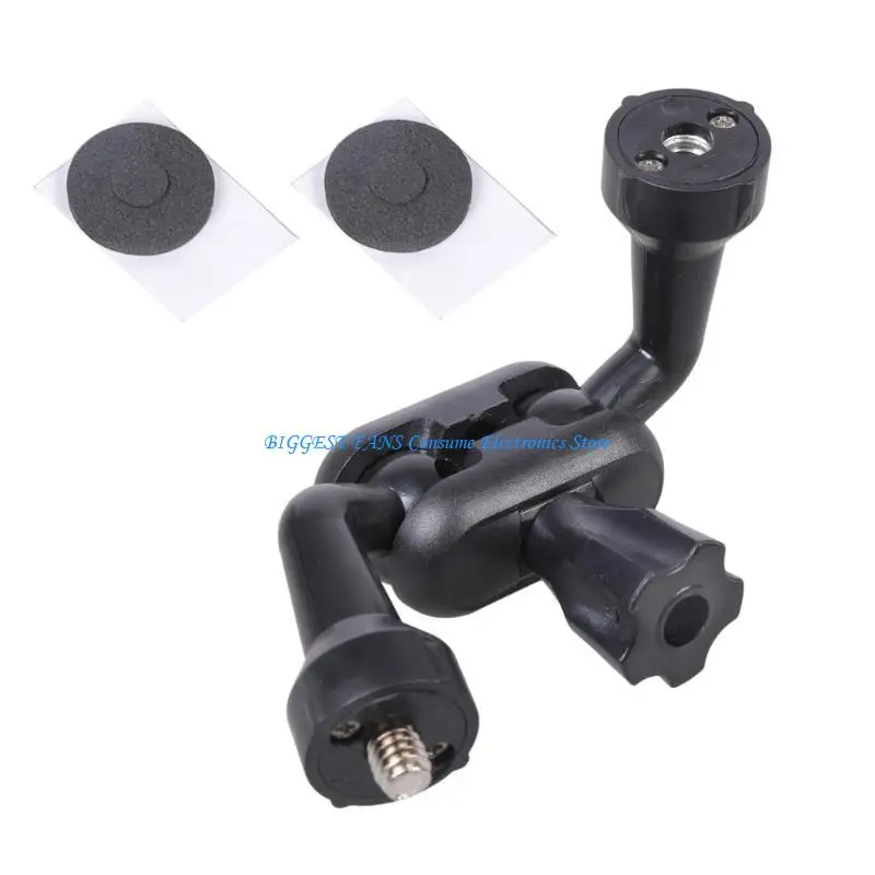 

12cm Camera Screw Extension Bar Double 1/4Inch Thread For Tripods Microphones