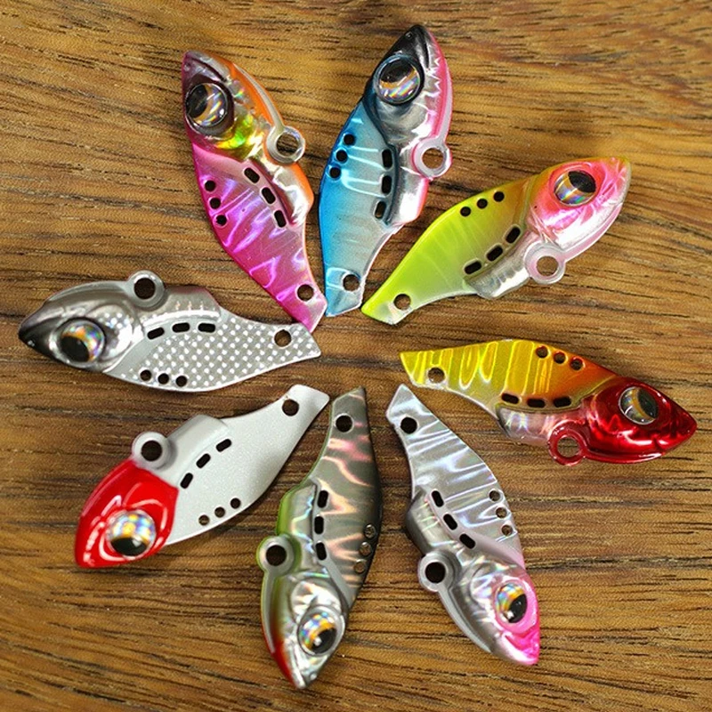 2.5 جرام 3.5 جرام 5 جرام 7 جرام 10 جرام VIB الصيد إغراء الصب الصيد المعادن تهزهز الطعوم ثلاثية الأبعاد الليزر سوبر رقيقة شفرة الاهتزاز السحر ل باس جثم #2