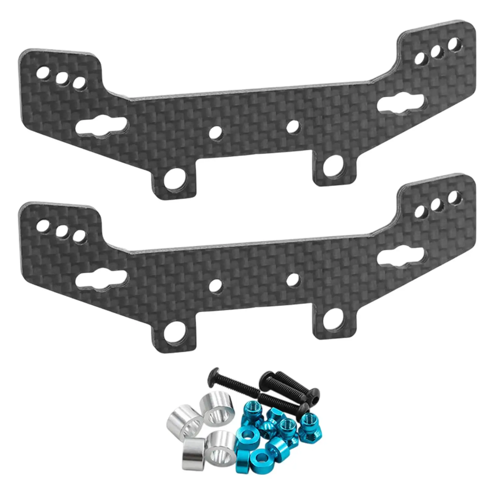 

2x 1/10 RC Car Shock Absorber Tower Spare Parts Front Rear for TT02 TT02R