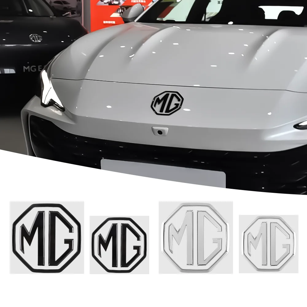 Image of Auto-Frontemblem, Heckklappen-Abzeichen, Kühlergrill-Logo-Aufkleber für Morris Garages MG MG3 MG5 MG6 MG7 HS GT Hector X-Power EZS