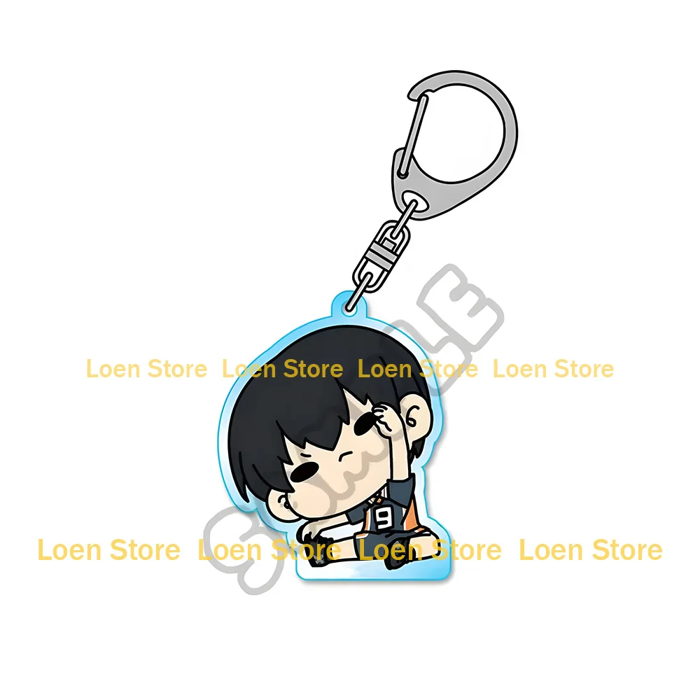 Loen Store Haikyu new Official Minna mochocho-ka Daisakusen Vol.2 Kei Tsukishima Kei Tsukishima Acrylic keychain  Bag pendant