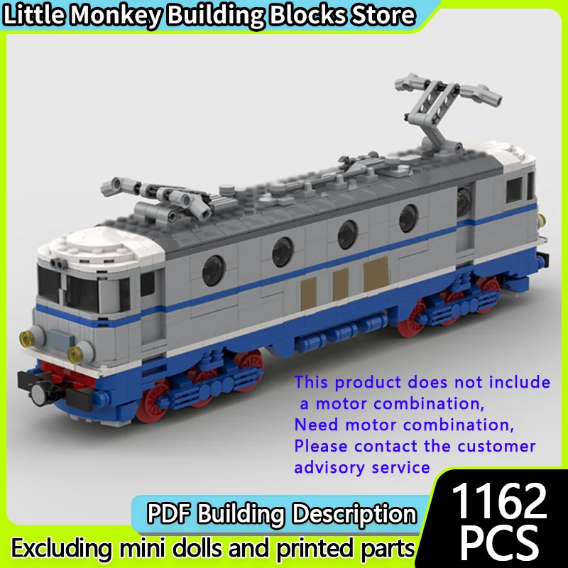 

City Car Model MOC Building Bricks Class 40 Blue-Lined Locomotive Modular Technology Children Holiday Gifts Assemble Toys Suit