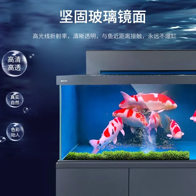 

Light Body New Glass Side Filter Bottom Row Fish Tank Aquarium Installation-Free Koi Traditional Fermination VAT Home Entry