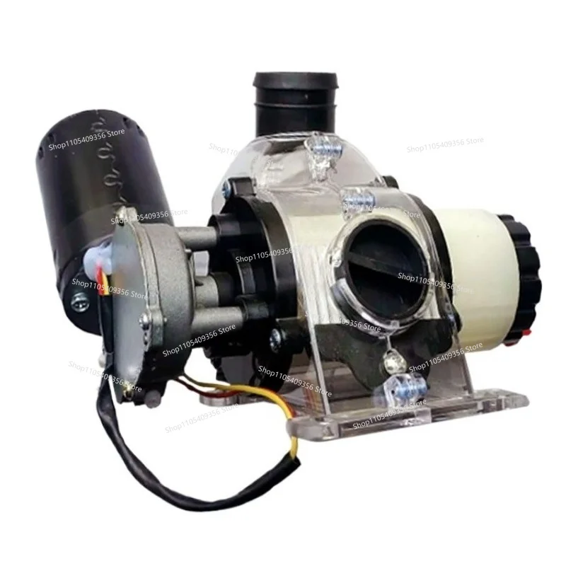New Large-fat Electric Fertilizer Box, Adjustable Motor Left and Right, with Clear Fertilizer Mouth, Adjustable Handwheel