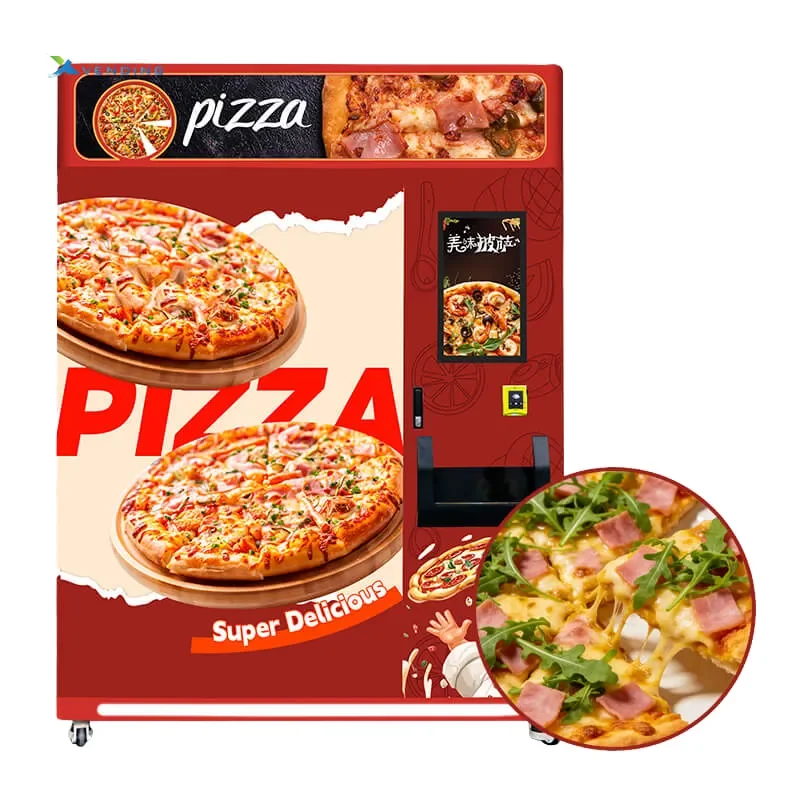 for Commercial High Profit Unmanned Pizza Retail Kiosk 24H Automated Pizza Vending Machine for Business Investment