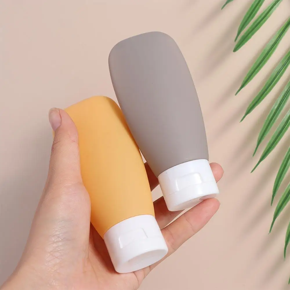 

Portable Refillable Hose Squeeze Bottle Sub-Bottling Simple Travel Empty Bottle Flip-top Bottles Dispensing Empty Bottle Home