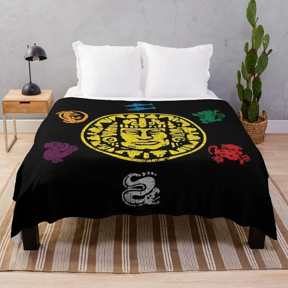 Legends of the Hidden Temple Throw Blanket Soft Bedroom Blanket for Night Sleeping