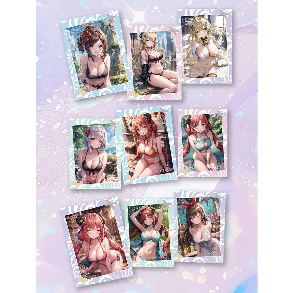 Heart Sea Romantic Fate Goddess Story Cards Anime Attractive Girls Exquisite Visual Feast Character Cards Kids Christmas Gifts