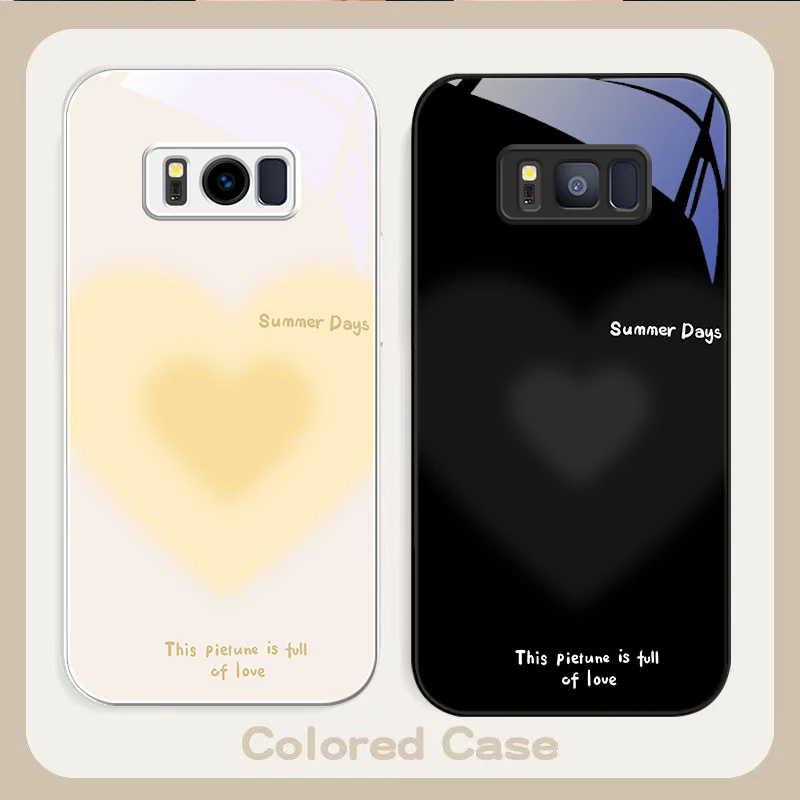 

Warm and sweet emotions For Samsung S22 S8 S9 10 20 Ultra S21 Pro S22 Plus S23 FE S24 Ultra S25 Edge S25Ultra Glass Phone Case