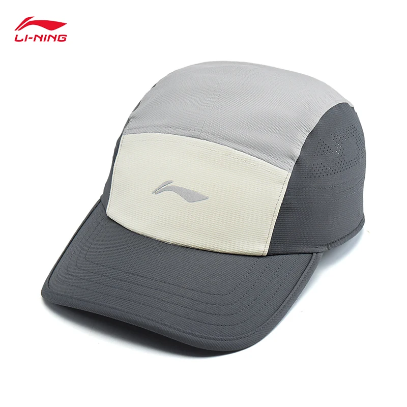 

LI-NING бейсболки унисекс, спортивные бейсболки серии LIife, регулируемые дышащие модные шапки для отдыха 56-60 см AMYV193