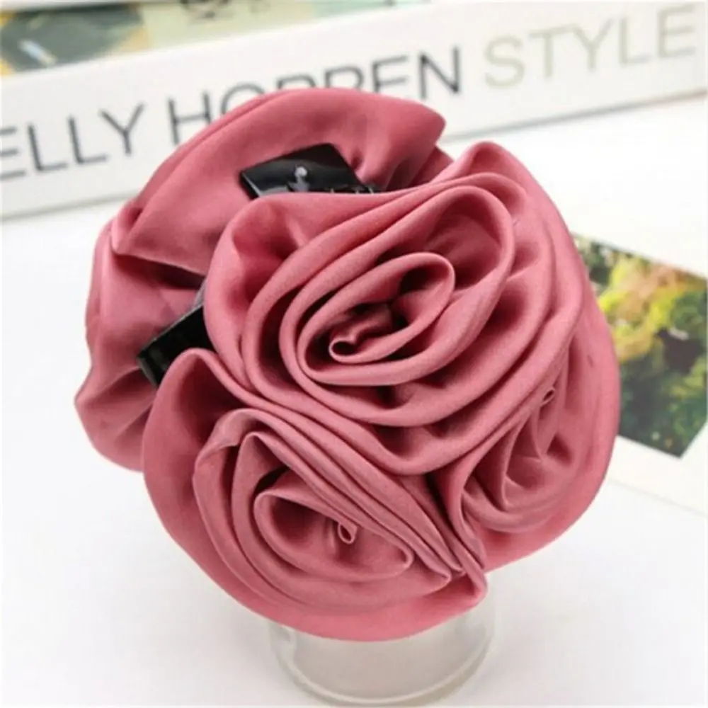 Accessories Alloy Acrylic Headwear Hair Claws Women Headwear Hair Clips Roses Flowers