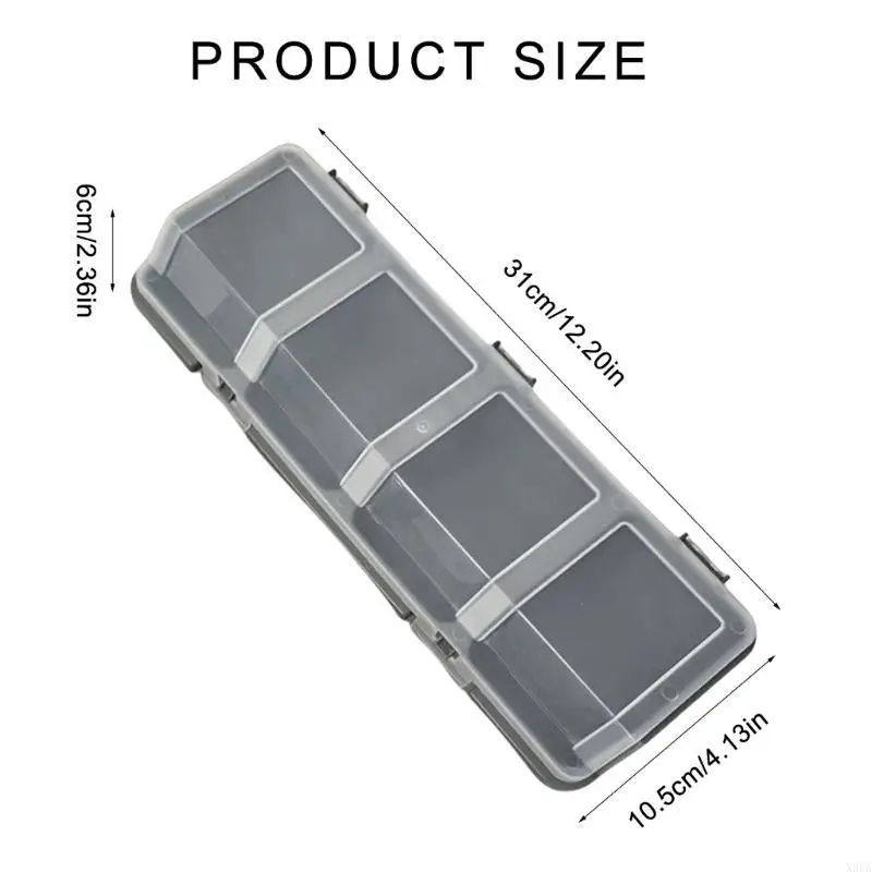 

X9FA Four Screw Storage Container Box For DIY Technicians Multi-Compartment Box
