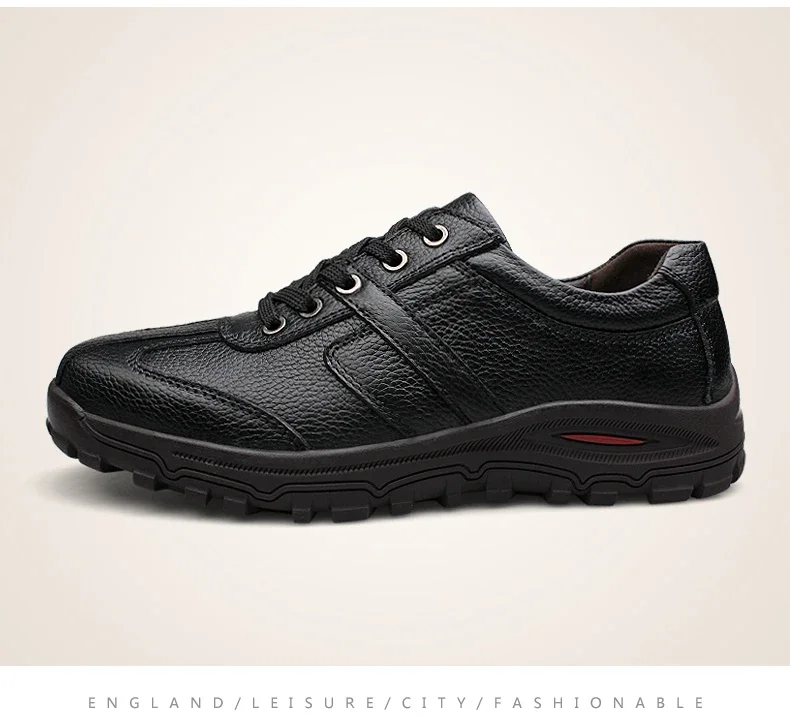 Zapatos informales de piel auténtica para hombre, calzado de negocios, 46,47 talla grande, 48, envío directo