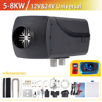 12V 24V Air Parking Heater For 5KW-8KW Car Diesel Heater Remote Control +LCD Switch Harness Warmer Boat Truck Accessories