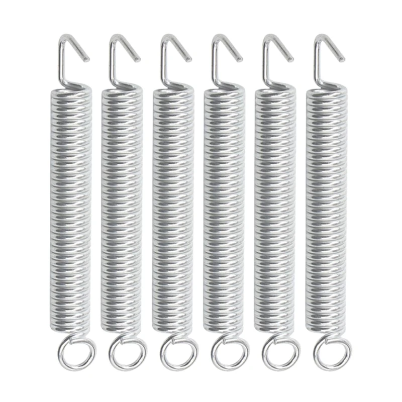 6 Pieces Elastic Guitar Bridge Springs Noiseless Tremolo Springs Replacement Set