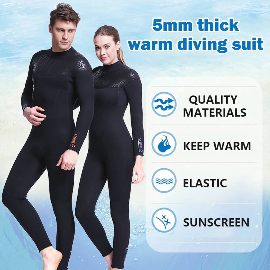 Muta da 5MM muta da sub costumi da bagno interi tuta da Surf donna s nero XXL