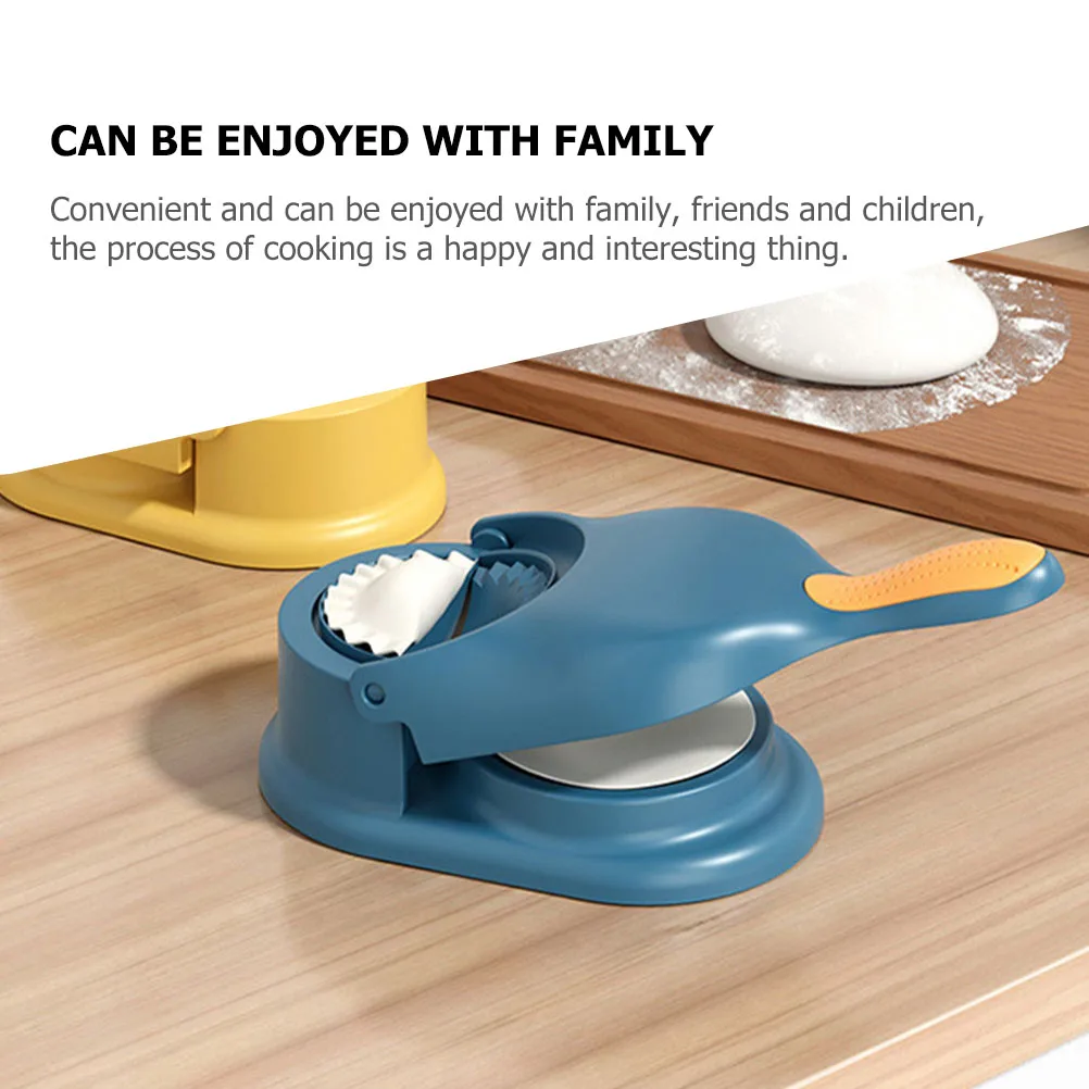 

2pcs Dumpling Mold Skin Maker Presser Manual Kitchen Gadget Food Grade PP 65mm Blue Green Wraps Tool Dough Pressing Easy