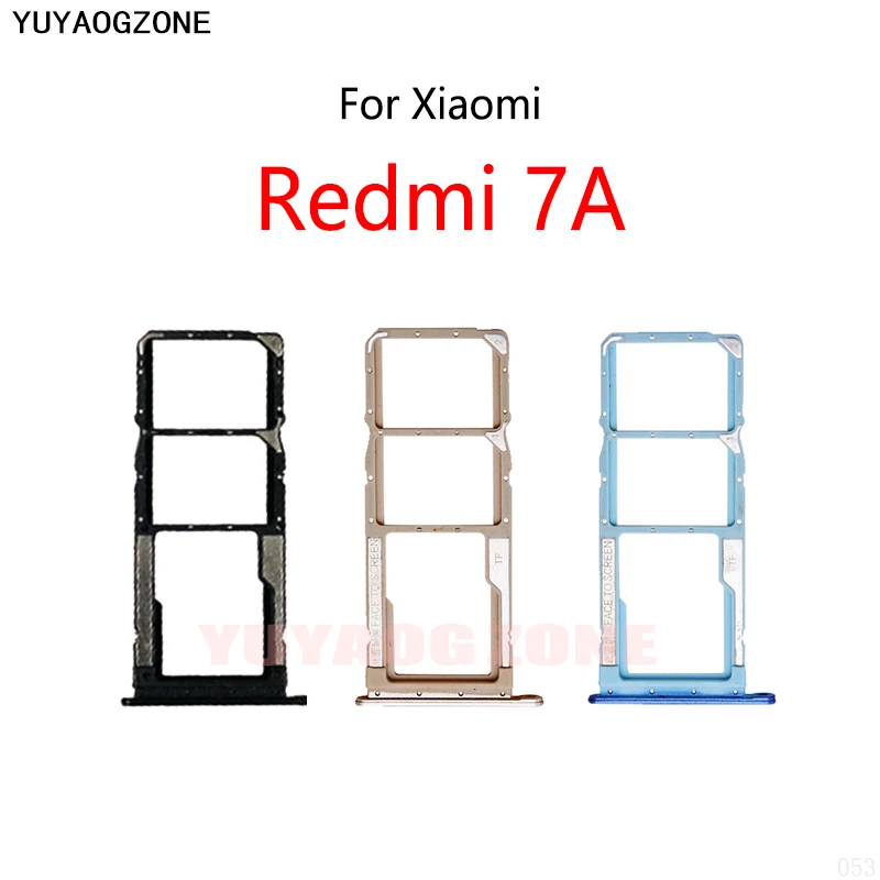 

SIM Card Slot Tray Holder Sim Card Reader Socket For Xiaomi Redmi 7A